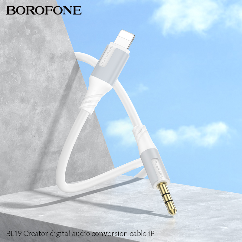 BOROFONE BL19 Creator Lightning to 3.5 mm audio cable NZ 6